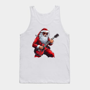 Guitar Santa Tank Top